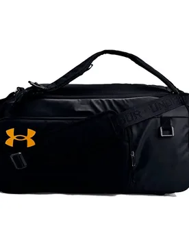 Sac Duffle Contain Duo Md 50l Black / Metallic Gold One Size - Under armour - FashionsVida