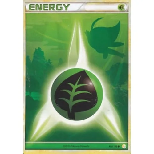 Pokemon HeartGold & SoulSilver 115/123 Grass Energy - Pokémon - FashionsVida