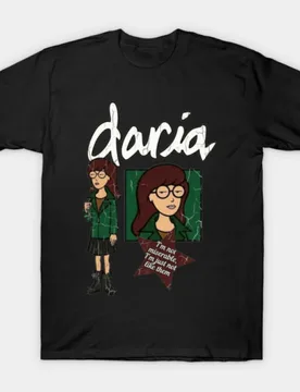 Not Miserable Retro Sick sad world Daria tv show Gift t shirt 90s Nostalgia cartoon MTV Graphic Clothes 100% cotton Y2K clothing - Aliexpress - FashionsVida