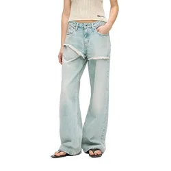 Karl Jeans Jeans A Vita Alta B2w10082 Straight Fit Sun Light Blue 27
