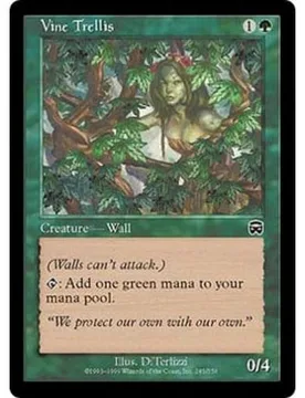 Vine Trellis (foil) Mercadian Masques - Magic: The Gathering - FashionsVida