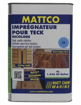 Mattco Teak Protector 4l Clear One Size unisex - Matt Chem - FashionsVida