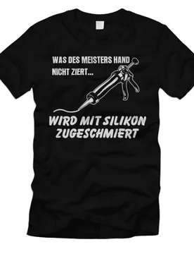 Craft Master Silicone Fun Funny Trainee bodge the construction Seam design -100% cotton O-neck printed men's T-shirt - Aliexpress - FashionsVida