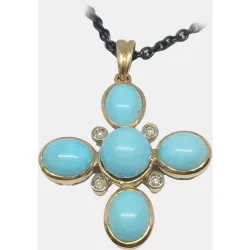 Colgante de oro y