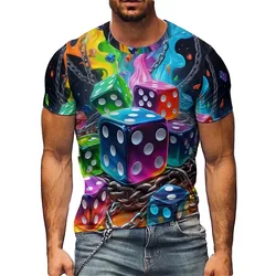 Diverse Fashion Outdoor Adventure Men's 3D Printed Short-Sleeve T-Shirt - Worker Full-Body Print, Smooth Fabric Top