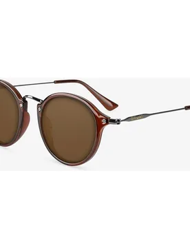 Gafas de sol unisex redondas en color con montura extrafina - D.Franklin - FashionsVida