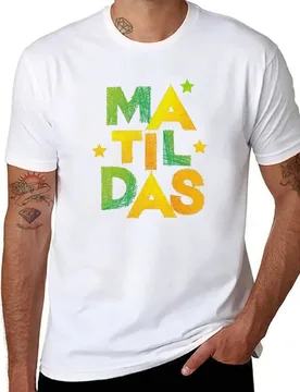 Make a Statement with this Exclusive Matildas Fan T-Shirt Featuring Stylized Art and Scribbled Texture T-Shirt - Aliexpress - FashionsVida