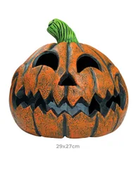 Kürbis Dekofigur Halloweendeko Tischdeko 29 x 27 x 73 cm orange