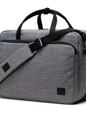 Maletín ecológico unisex de 30 l en tejido gris con cremallera - Herschel - FashionsVida