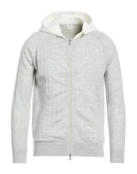 Strickjacke Herren Hellgrau L Herren