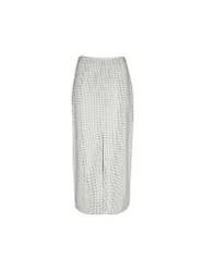 Midi gonna grigio chiaro 38