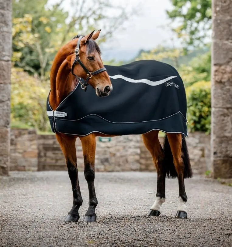 Abschwitzdecke DRY LINER 50g, navy/silver 130 - Horseware - FashionsVida