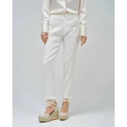 Pantalón de mujer chino de lino
