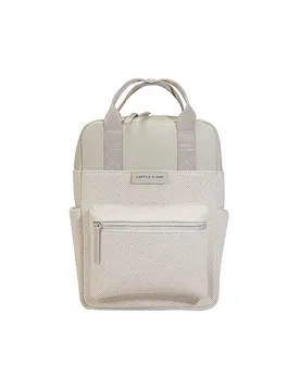 Mochila BERGEN SMALL IBIZA COLLECTION crema - Kapten & son - FashionsVida