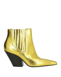 Stiefelette Damen Gold 37 Damen
