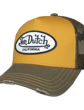 Distressed XX Trucker Cap by - khaki - Herren - Size: One Size - Von dutch - FashionsVida