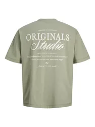JORNORREBRO TYPO TEE SS CREW NECK N ale