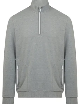 Layer 1/4 Zip Mixed Media Heritage, grau xl - Original penguin - FashionsVida
