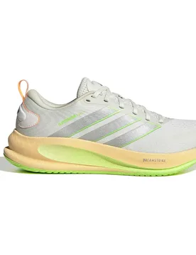 Supernova Ease 2 Running Shoes White Tint / Silver Metallic / Signal Green UK 8.5 Men - Adidas - FashionsVida