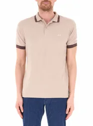 SUN68 Polo in cotone BEIGE L