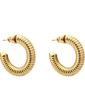 VAROLE Women's C-Shaped Snail Shell Style Drop Earrings Waterproof Chunky Hoop for Wholesale Fashion Accessory - Aliexpress - FashionsVida