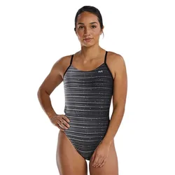 Durafast Elite Cutoutfit Speedwarp Swimsuit Titanium 38 Women