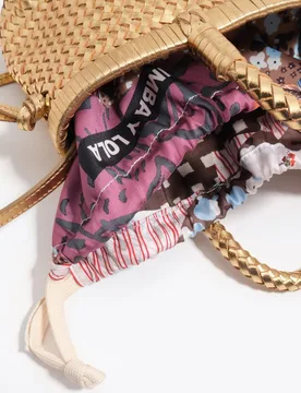 Bolso de mano de mujer pouch pañuelo de mujer - Bimba y Lola - FashionsVida