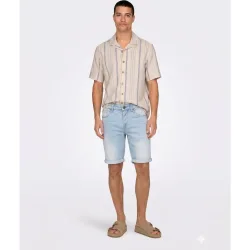Only & Sons - Bermuda vaquera de hombre