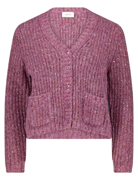 Strickjacke Kurz 1/1 Arm female - 42 - FashionsVida