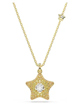 Pendente Sublima, Taglio Round, Stella, Multicolore, Finitura oro 18K OS - Swarovski - FashionsVida