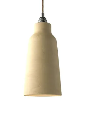 Cables Lampe Suspendue Avec Ampoule Bottle Taupe / White One Size - Creative - FashionsVida