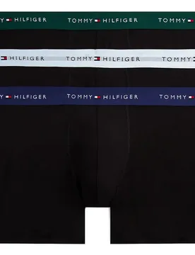 Boxers Signature Essential Brief 3 Unités Ornamental Green / Purply Navy / Vessel Blue S - Tommy hilfiger - FashionsVida