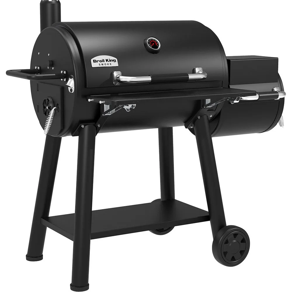 Barbacoa ahumadora de carbón Regal Offset 500 - Broil King - FashionsVida