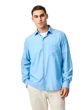 Parsons Hill Relaxed Fit Pure Cotton Shirt Grey male - Rodd & Gunn - FashionsVida
