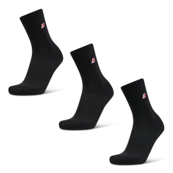 Crew 3 Pack Unisex - Calze Nero - Taglia 39-42 - Algodón 39-42
