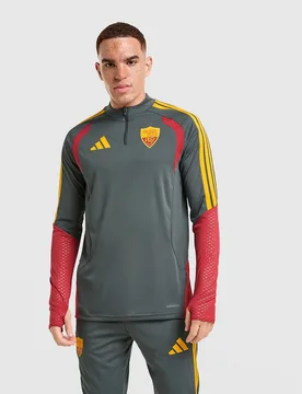 Mens AS Roma Tiro 26 Training Top - Grigio, grigio grigio Uomo taglia S - Adidas - FashionsVida