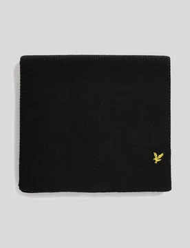 Men's Everyday Scarf Jet Black - Lyle & Scott - FashionsVida