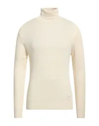 Rollkragenpullover Herren Cremeweiß XL,XXL Herren