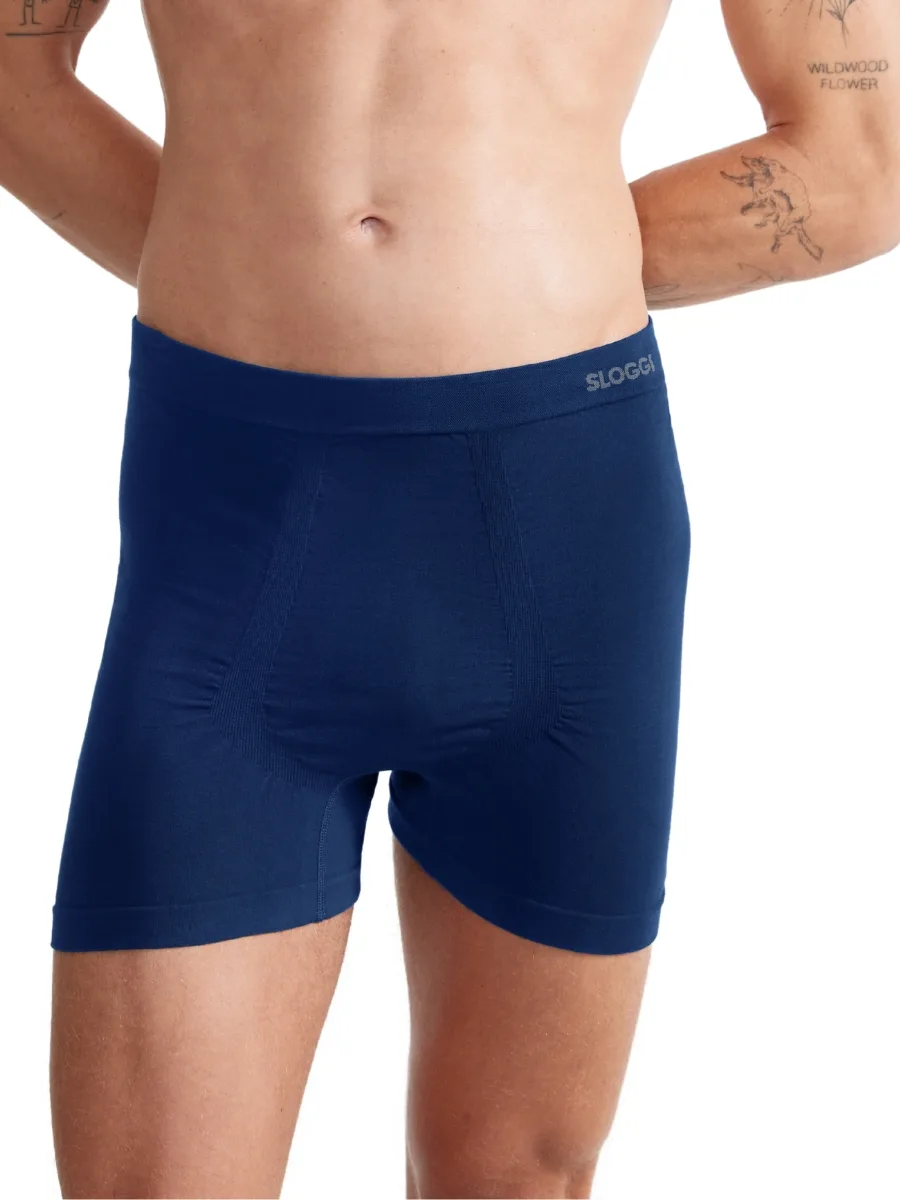 Go Smooth Mens Short C2p - Blue Polyamide - Size Large - Sloggi - FashionsVida