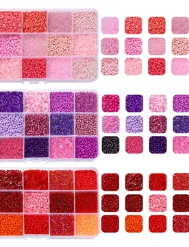 Grid Glass Seed Bead Set Box For Bracelet Jewelry Making Bulk Needlework Accessories DIY Imitation Pearl Spacer Bead Kits - Aliexpress - FashionsVida