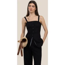 Chaleco liso de mujer isabella