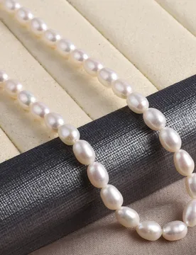 Mm AAA Timeless Elegance Natural Freshwater White Rice Pearl Bead Women Gift Jewelry Make DIY Necklace Bracelet Accessories - Aliexpress - FashionsVida