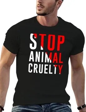 Stop Animal Cruelty T-Shirt Summer Fashion Casual Tee Shirt - Aliexpress - FashionsVida