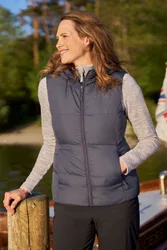 Astral II Womens Padded Gilet - Grey - Grey - Size: 14