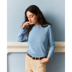 Jersey básico liso de mujer