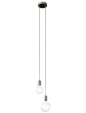 Cables Lampe Suspendue Spider 2-fall Satin Titanium One Size - Creative - FashionsVida