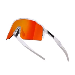 Occhiali per bici ciclismo STRIVE trasparenti lenti rosse