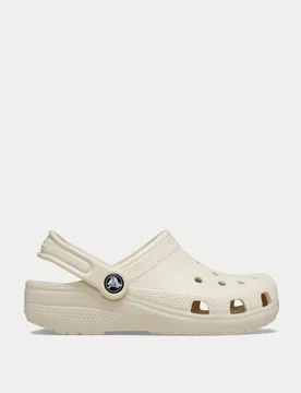 Kids' Classic Clogs (11 Small - 6 Large) Cream Female - Crocs - FashionsVida