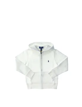Felpa con cappuccio POLO BOYS BIANCO S - Ralph Lauren - FashionsVida