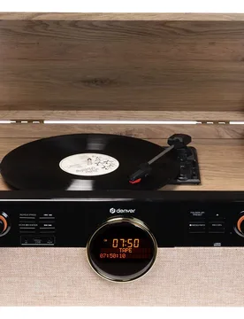 Micro Hi-fi Mrd-180 Black / Wood One Size unisex - Denver - FashionsVida